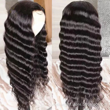 Wholesale Price Woman Hair Virgin Brazilian Short Lace Wig 100% Human Hair Wigs 13x4 Swiss Transparent Lace Front Wig